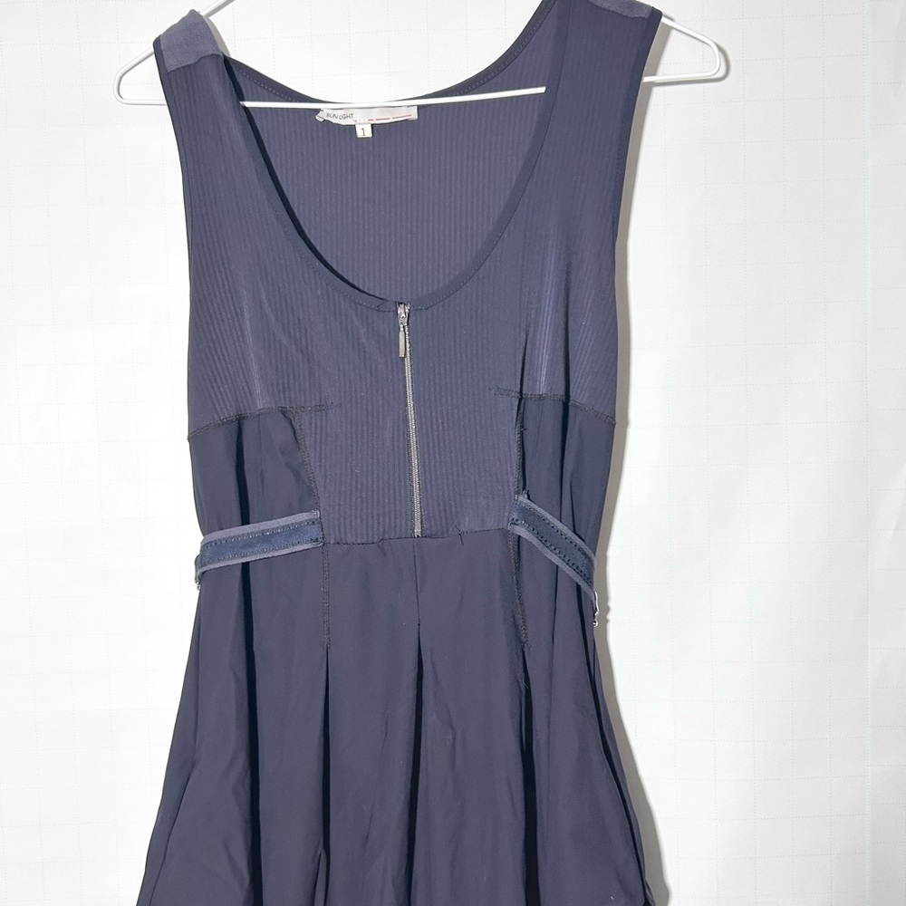SUNLIGHT PARIS stretch sleeveless dress navy blue - Picture 8 of 8